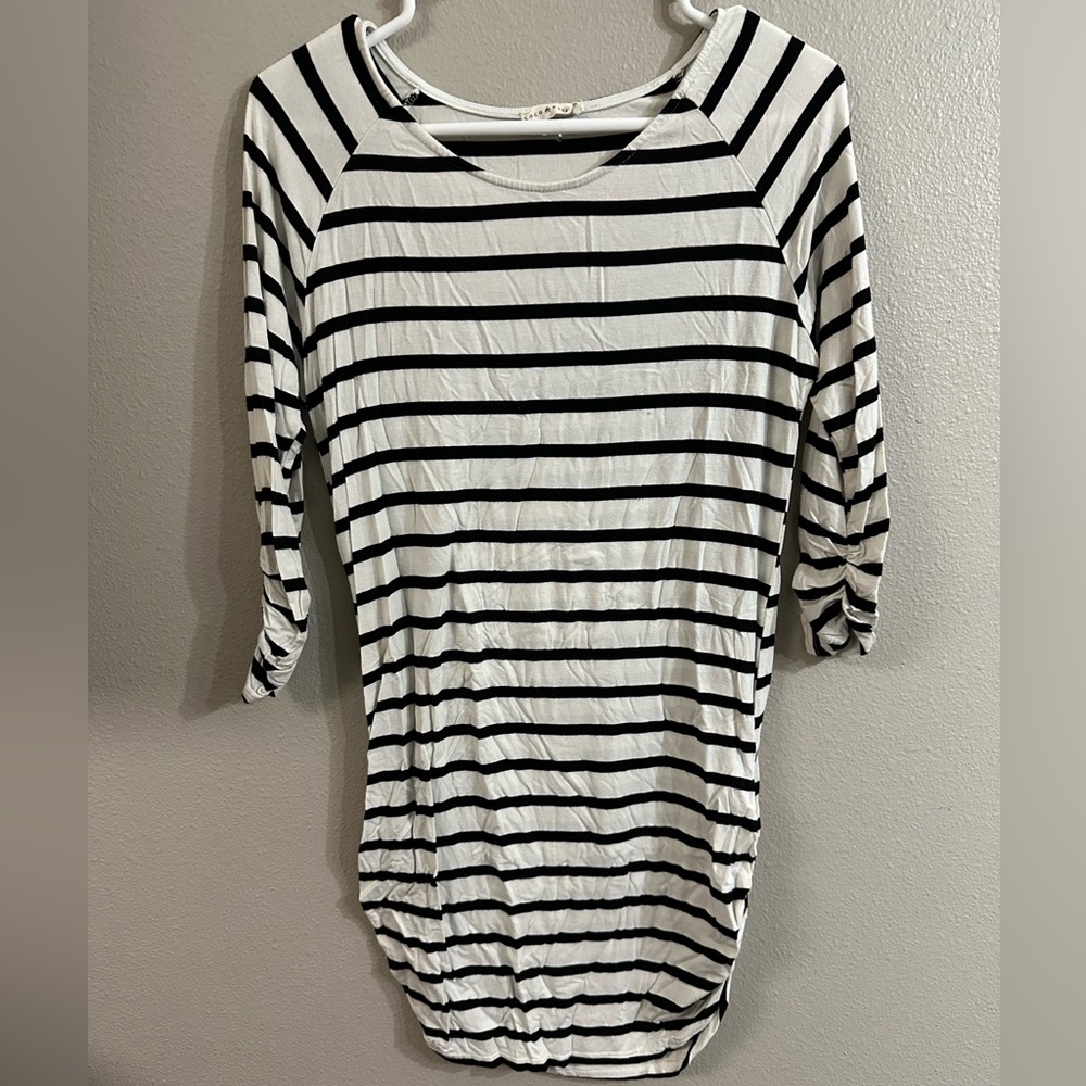 Coco & Main Striped Tunic Dress